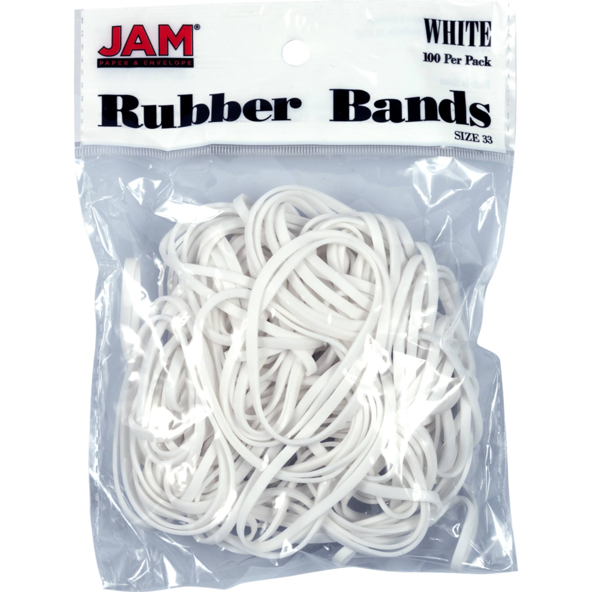 JAM Paper Size 33 Rubber Bands